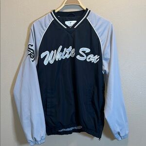 Genuine Merchandise Chicago White Sox Lightweight Black Gray Silver Pullover M